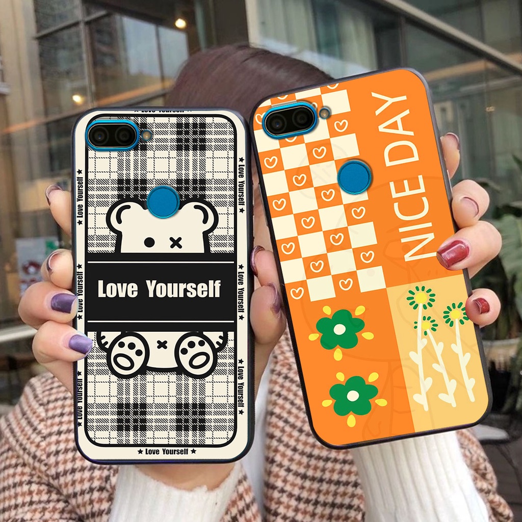 Ốp lưng Oppo A12 happy day, gấu bear dễ thương - BỀN - ĐẸP -BAO GIÁ TOÀN THỊ TRƯỜNG