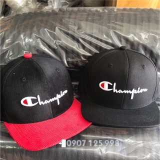 Nón snapback logo CHAMPION, nón hiphop (VNXK)