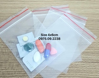Túi zip miết đựng thuốc chia ngày