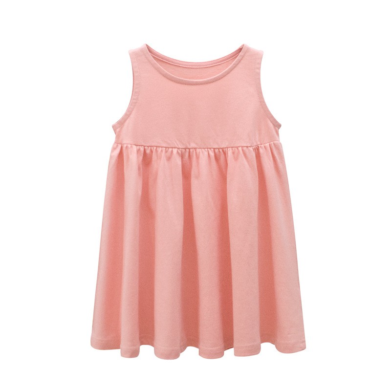 Váy thun bé gái, đầm suông trẻ em hàng chính hãng** Maruka Fashion