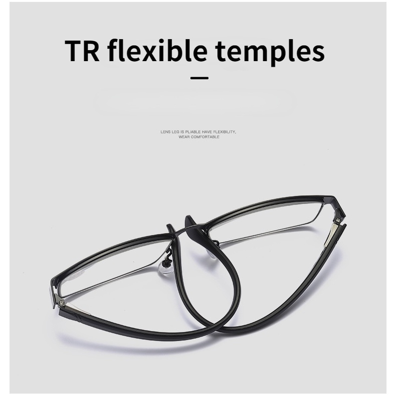 Kính đọc sách gọng kim loại TR90 chất lượng cao cho nam