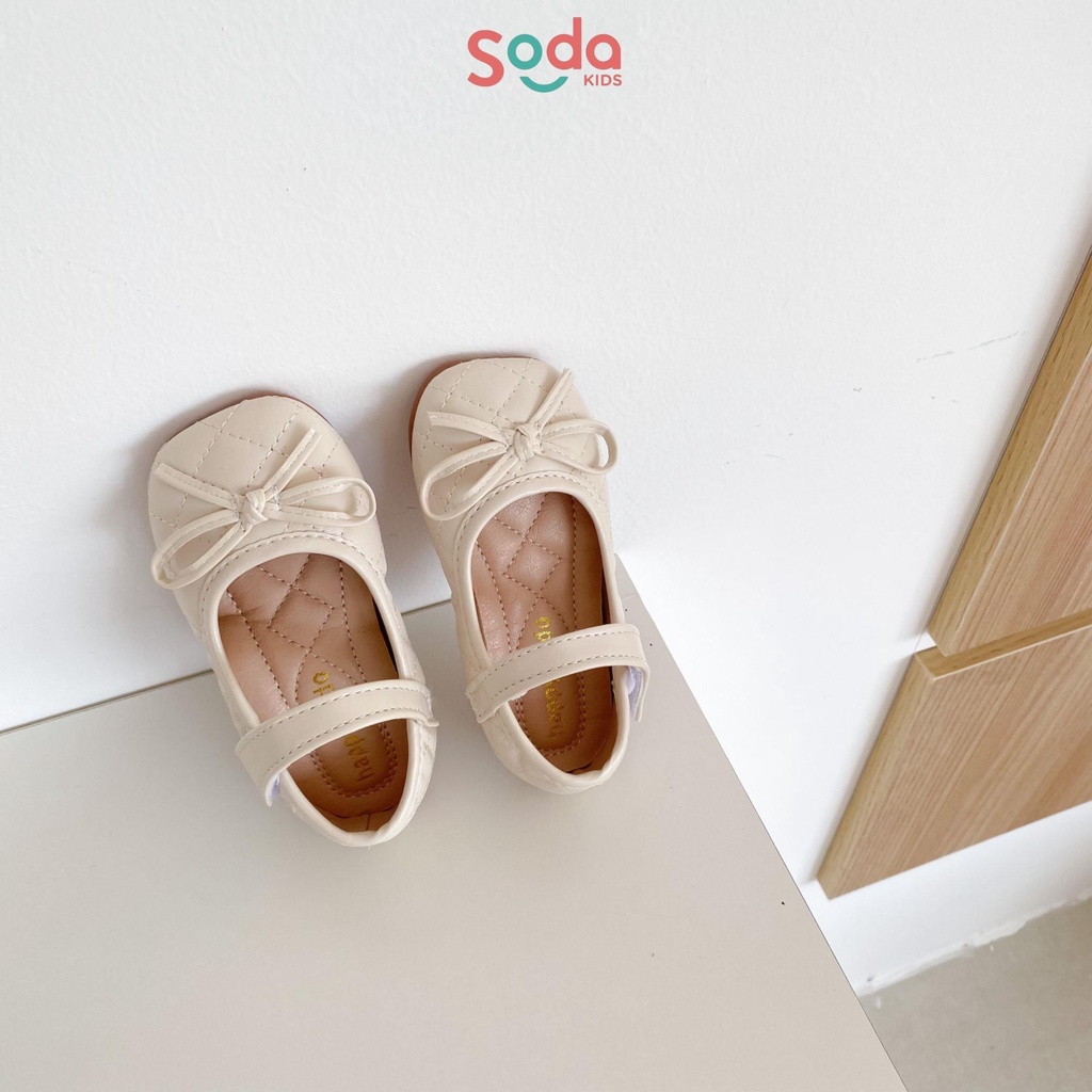 Giày búp bê cho bé gái SODA KIDS nút nơ nhiều màu
