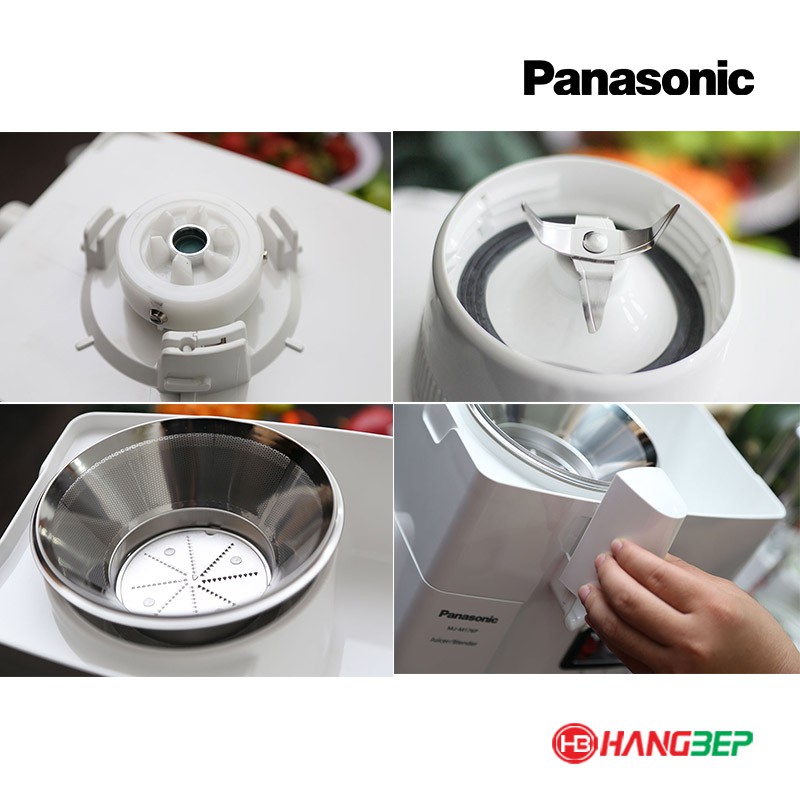 Máy xay ép trái cây đa năng Panasonic MJ-M176PWRA - Mới 100%, bảo hành chính hãng 12 tháng