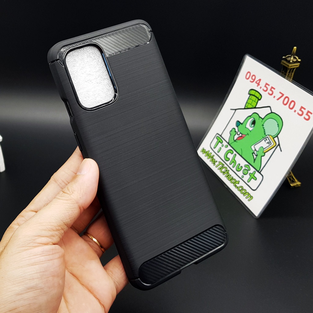 [Ảnh Thật] Ốp Lưng OnePlus 8T/ 9R Nội Địa Dẻo Carbon Phay Xước Chống Sốc