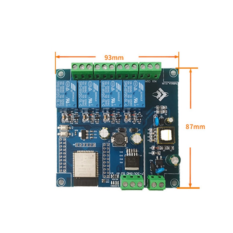 Mô Đun Rơ Le Phát Triển Bốn Chiều WIFI Bluetooth ESP32 ESP32 DC 220V / DC 5-30V Cổng 1 / O
