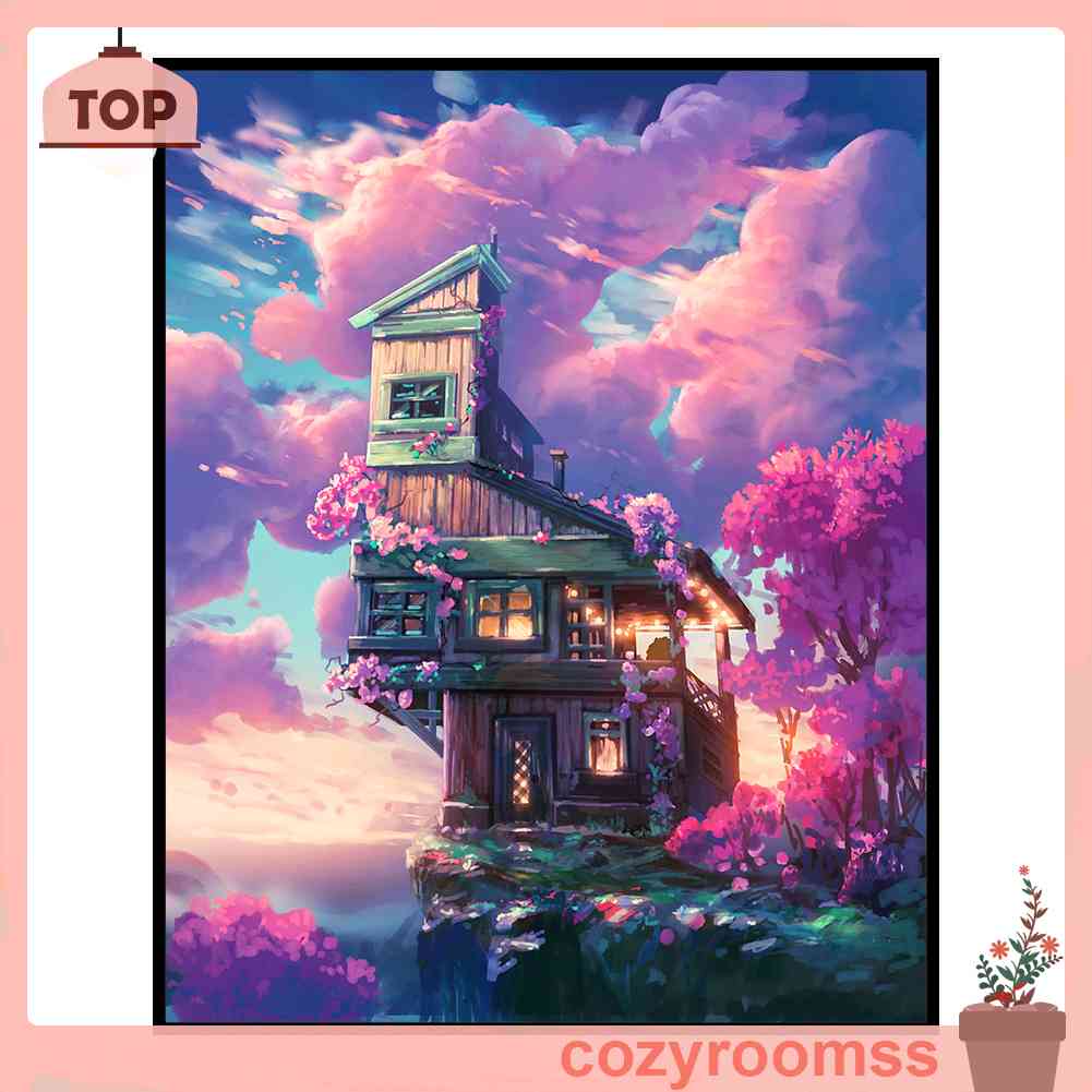 Toàn Bộ Tranh Thêu Chữ Thập DIY 11CT Hình Đám Mây
