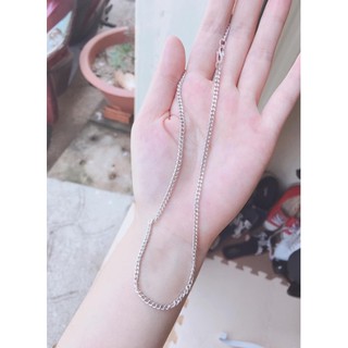 Dây chuyền nhỏ cho bé kiểu mắt xích chuẩn bạc ta