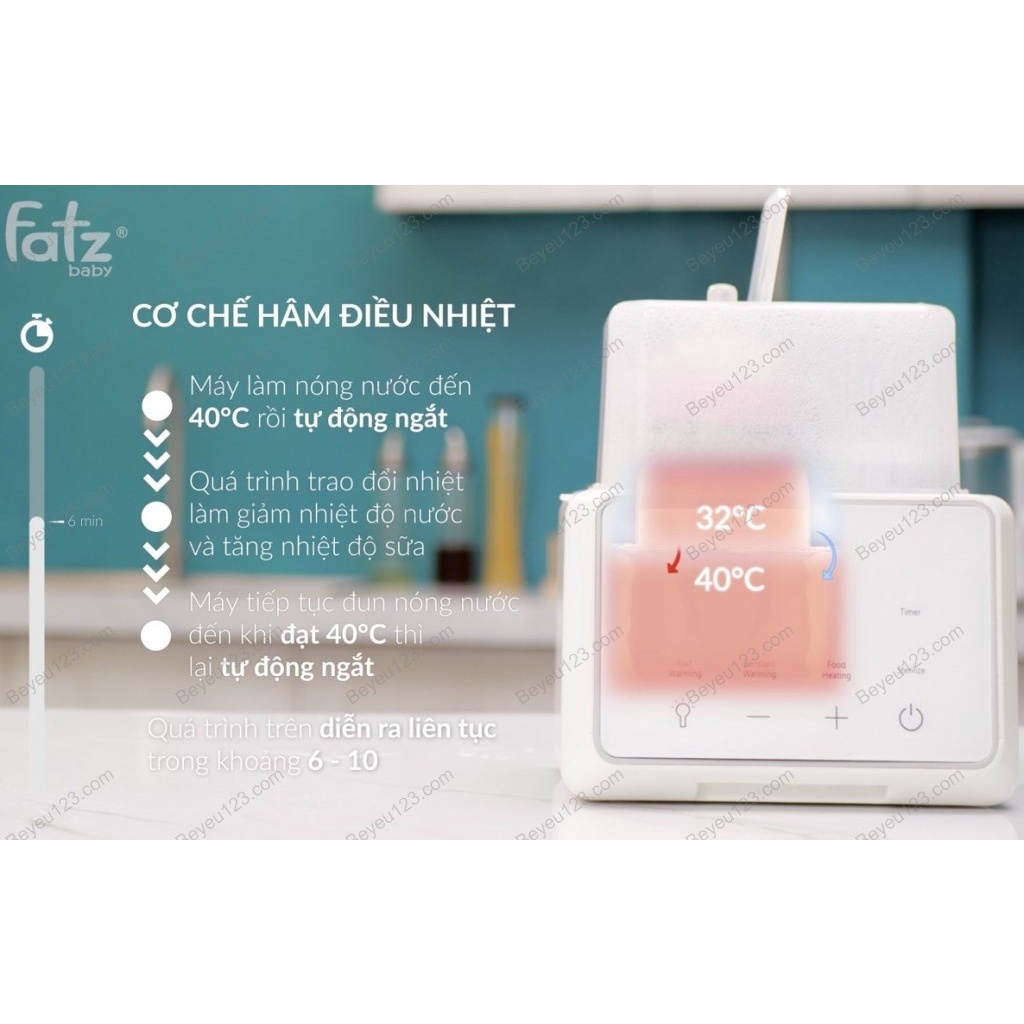 Máy hâm sữa và tiệt trùng điện tử FATZ Duo 3 Plus - FATZBABY FB3094TK