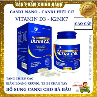 [CHÍNH HÃNG] Viên uống bổ sung canxi NZ UltraCal, canxi nano,canxi hữu cơ, không nóng, không gây táo bón, tăng chiều cao