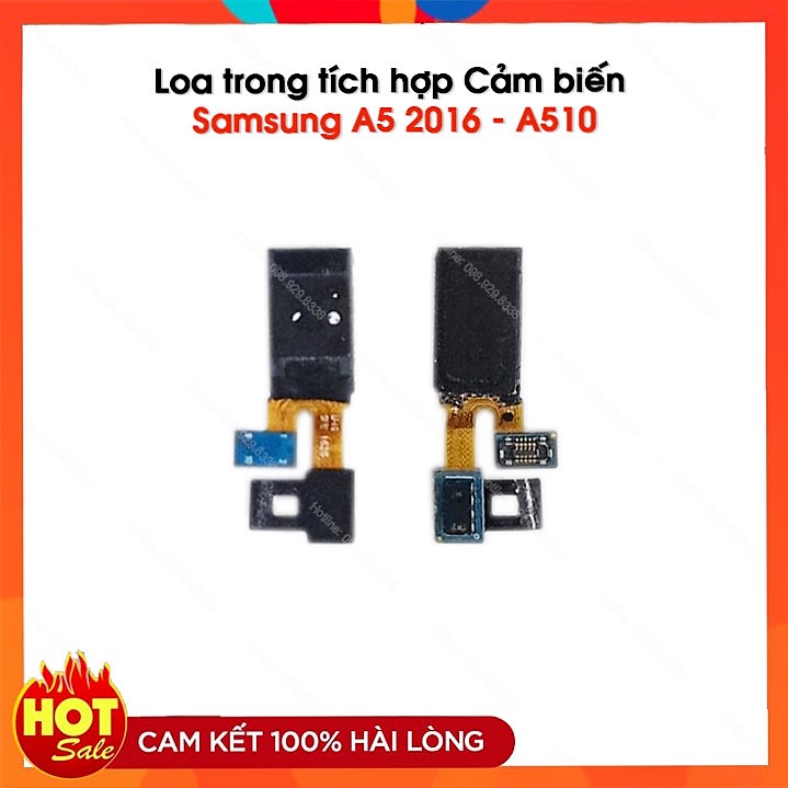 Cụm Cảm Biến &amp; Loa Trong Samsung A510 / A5 2016 - Loa Trong Tích Hợp Cảm Biến Samsung Galaxy A510 Zin Bóc Máy