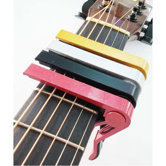 Tặng pick] Capo dài chuyên dùng cho guitar Acoustic và guitar Classic