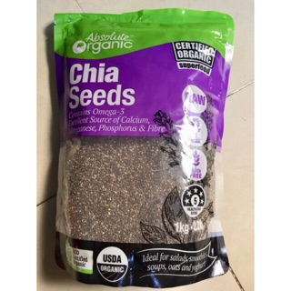 Hạt Chia Seeds tem chính hàng eco fram (date7/2019)