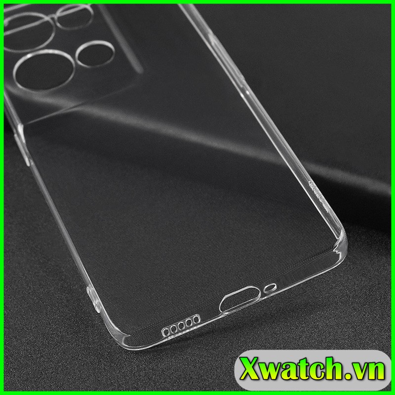 Ốp lưng silicon dẻo cho Oppo Reno 7 7z Reno 8 Reno 8 pro trong suốt