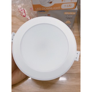 đèn led downlight 5w âm trần nanoco -phi 90