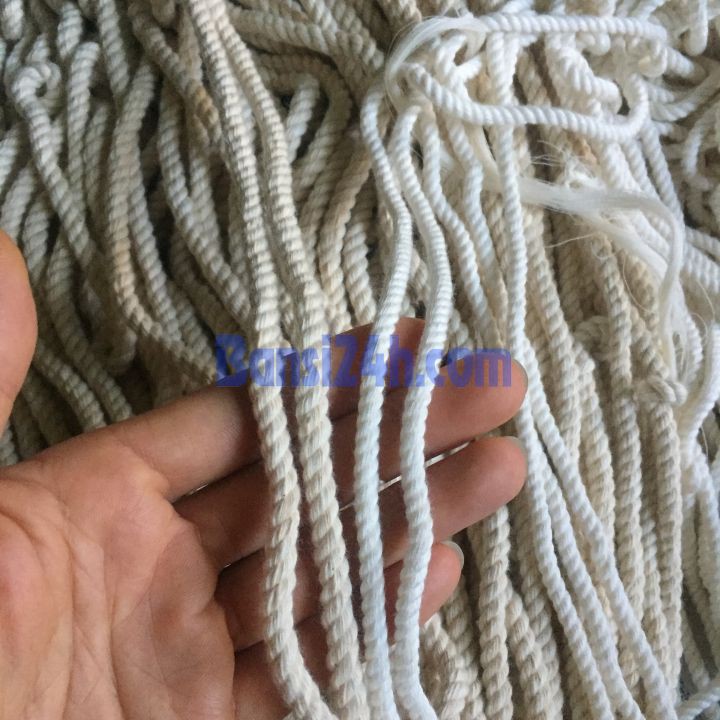 Dây thừng macrame cotton size 2mm, 4mm, 6mm..10mm - 1Kgs