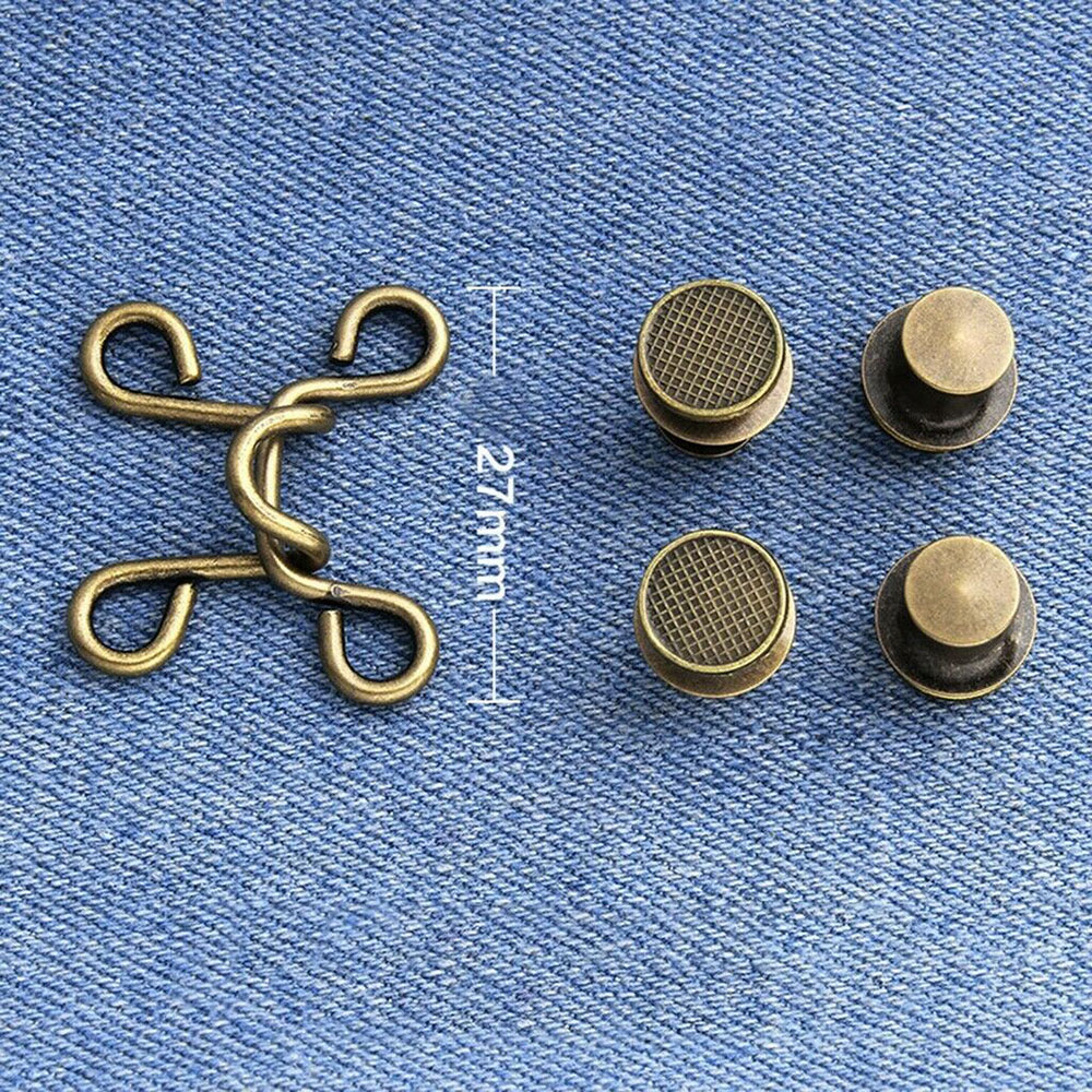 【COD】Nút Khóa Quần Jean/Quần Jean Phối Nút Tháo Rời Tiện Dụng