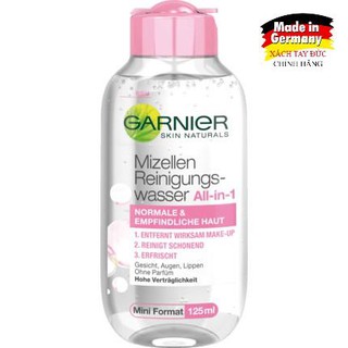 [Hàng Đức chuẩn] Tẩy trang Garnier mini cho mặt và mắt, hàng [Còn hàng]