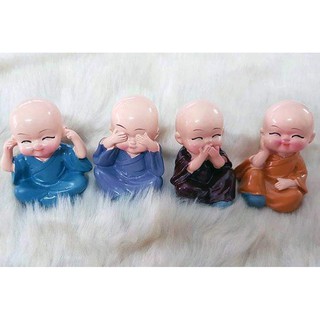 Bộ tượng tứ đại giai không trang trí xe ô tô