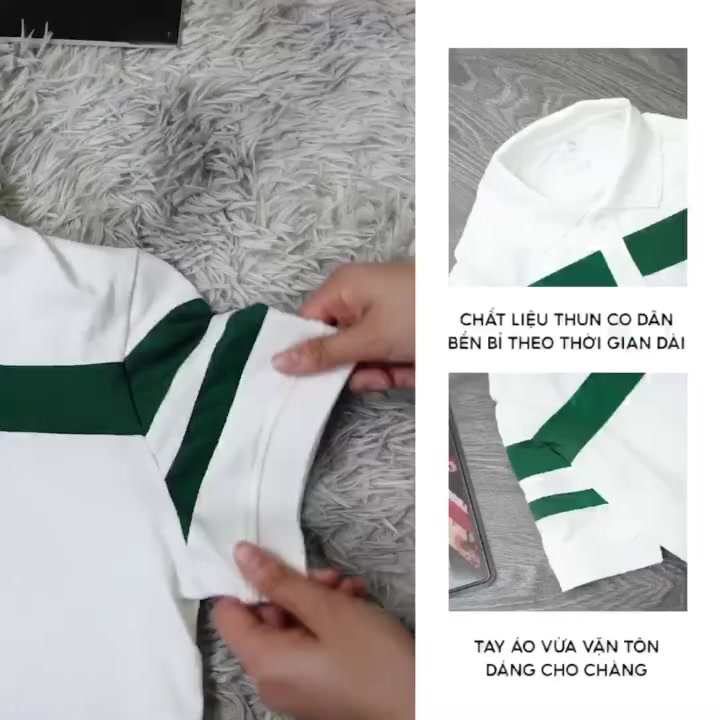 Bộ Quần Áo Polo Nam KJ Chất Vải Mềm Mịn Co Giãn Thấm Hút Mồ Hôi Tốt Kiểu Dáng SlimFit Tôn Dáng Cao Cấp KJ-Vua Quần Jeans | BigBuy360 - bigbuy360.vn