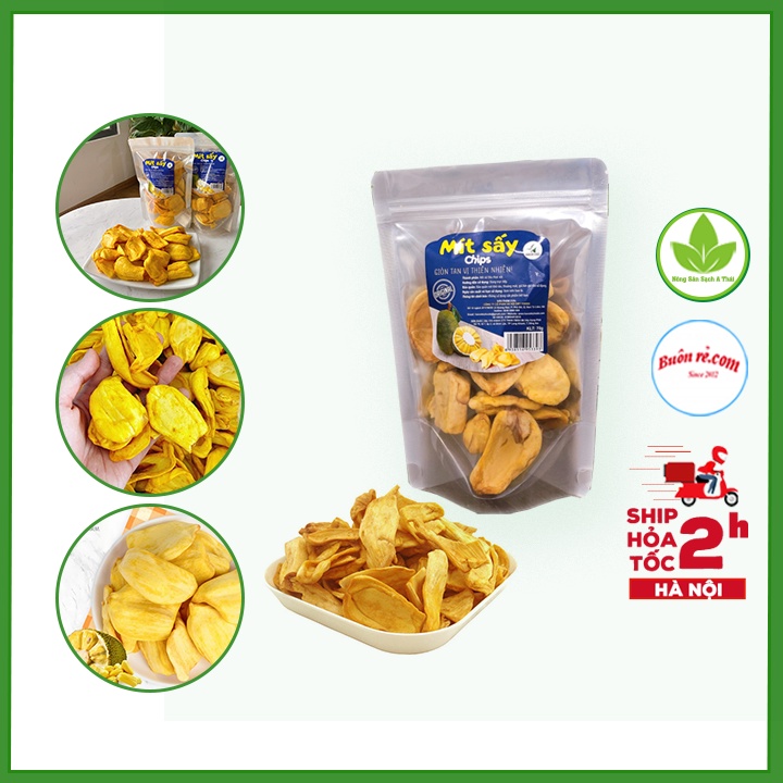 Mít sấy Chips 70g giòn rụm, thơm ngon nguyên miếng - Mít sấy nguyên cánh ăn vặt 01263