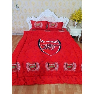 Bộ Drap - Chăn Phao Cotton Poly Arsenal
