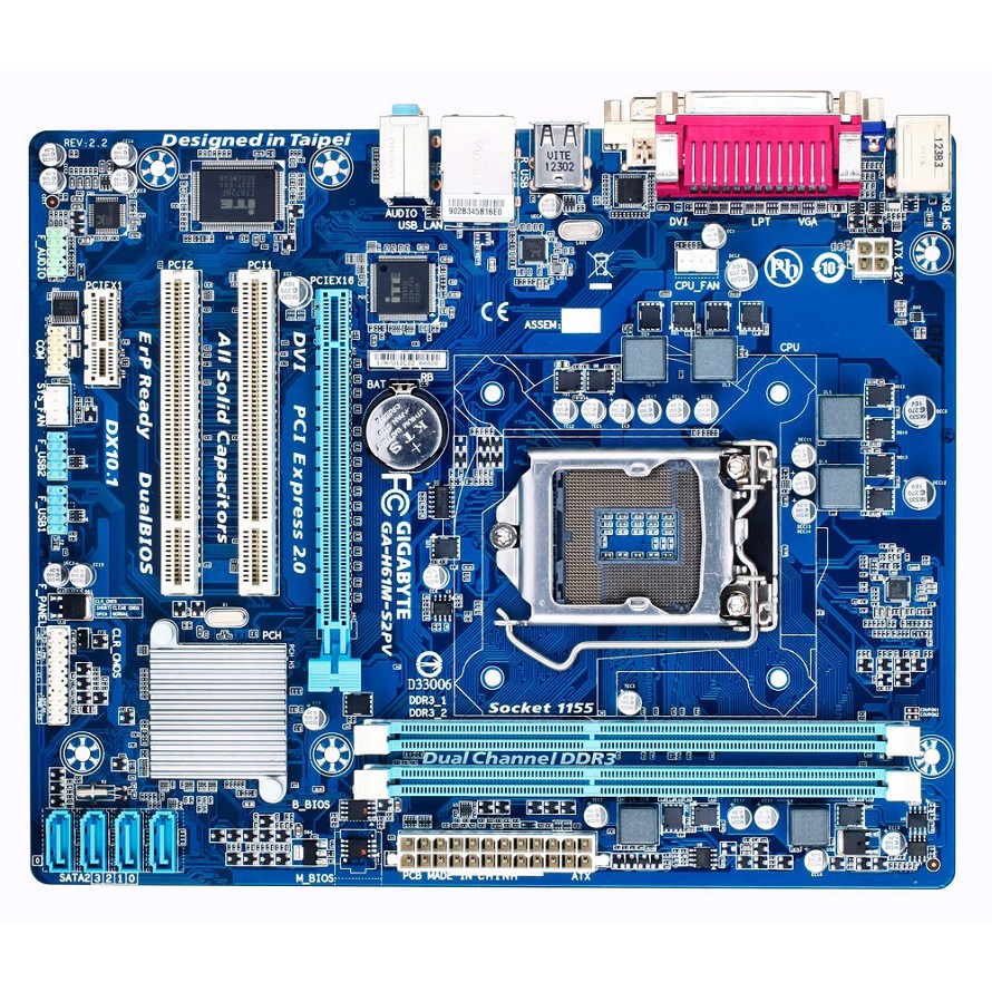 Bo mạch chủ(main board) H61M  bảo hành 12 tháng