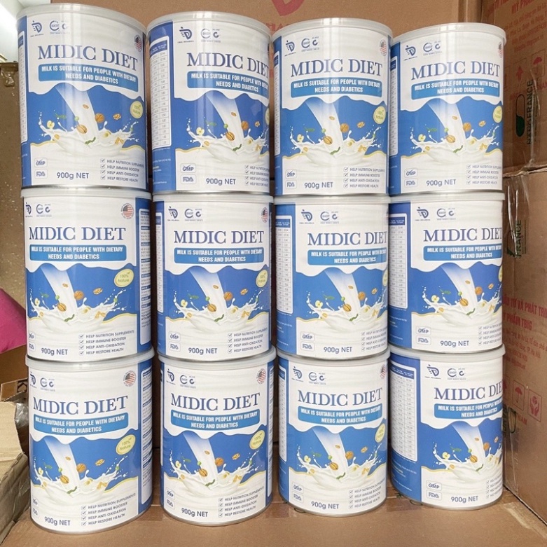 Sữa hạt dành riêng cho người tiểu đường Midic Diet
