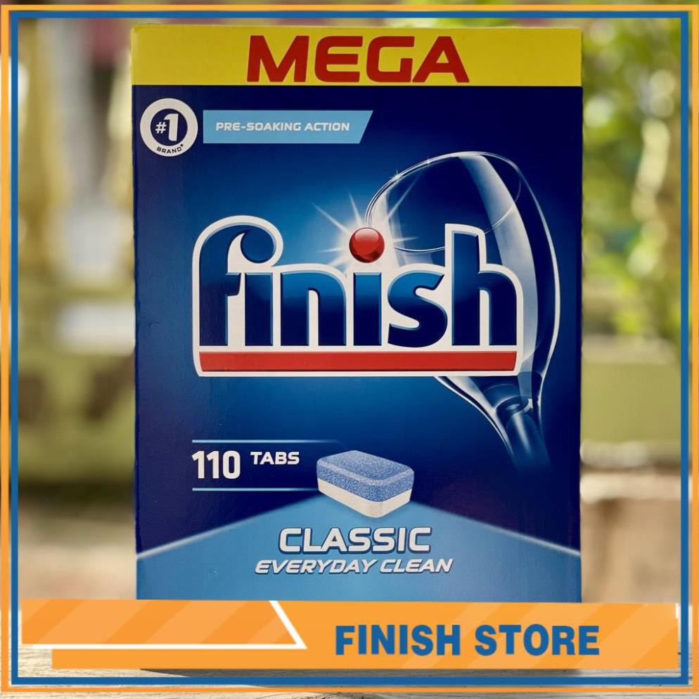 Viên rửa bát Finish Classic 100 viên/ hộp chất lượng