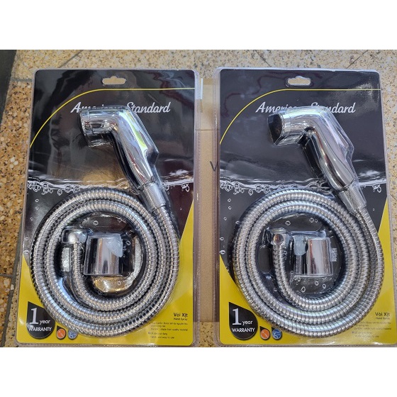 Vòi Xịt Vệ Sinh American Standard - Nhựa Trắng/ Nhựa Mạ Chrome - Bảo Hành Chính Hãng 12 Tháng Toàn Quốc