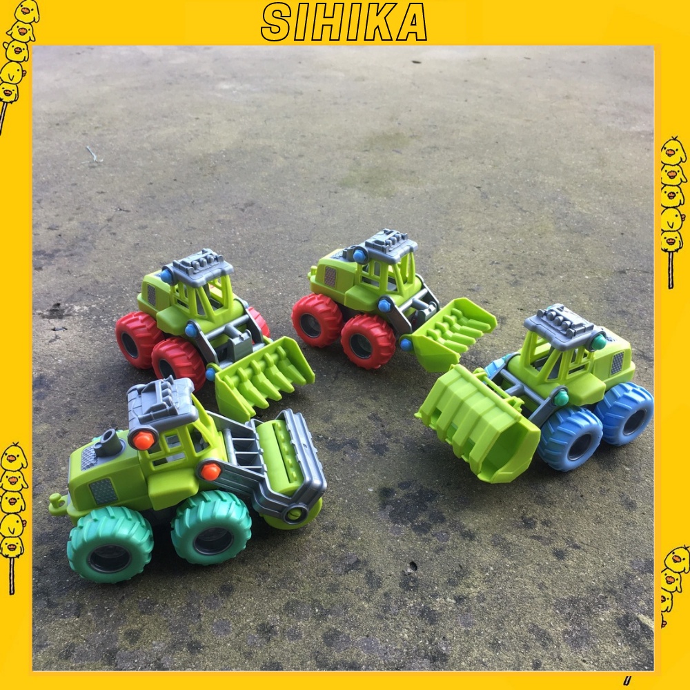 Ô tô đồ chơi trẻ em MITOLO xe đồ chơi công trình máy xúc đồ chơi A166-3