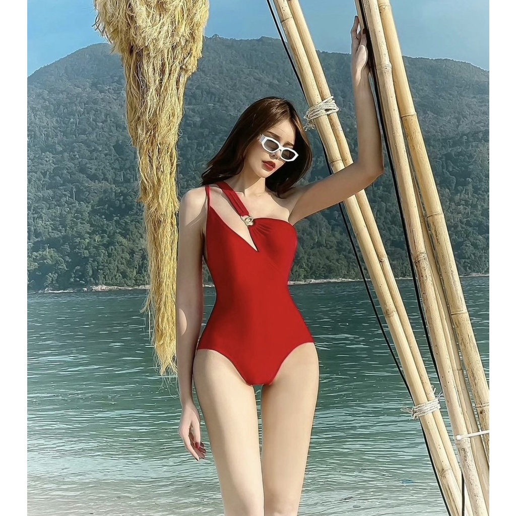 Bikini lệch vai phối khoen tròn sang chảnh Bikini Diệp Lâm Anh L08