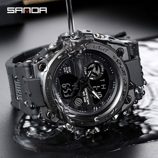Đồng hồ SANDA nam JAPAN chống nước, full hộp, pin, phong cách thể thao có thẻ bảo hành - TIGER98_SHOP