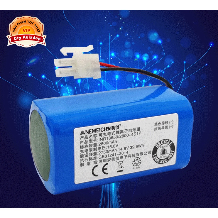 Pin robot hút bụi lau nhà ecovacs deebot CEN 540 546 550/640/663/665