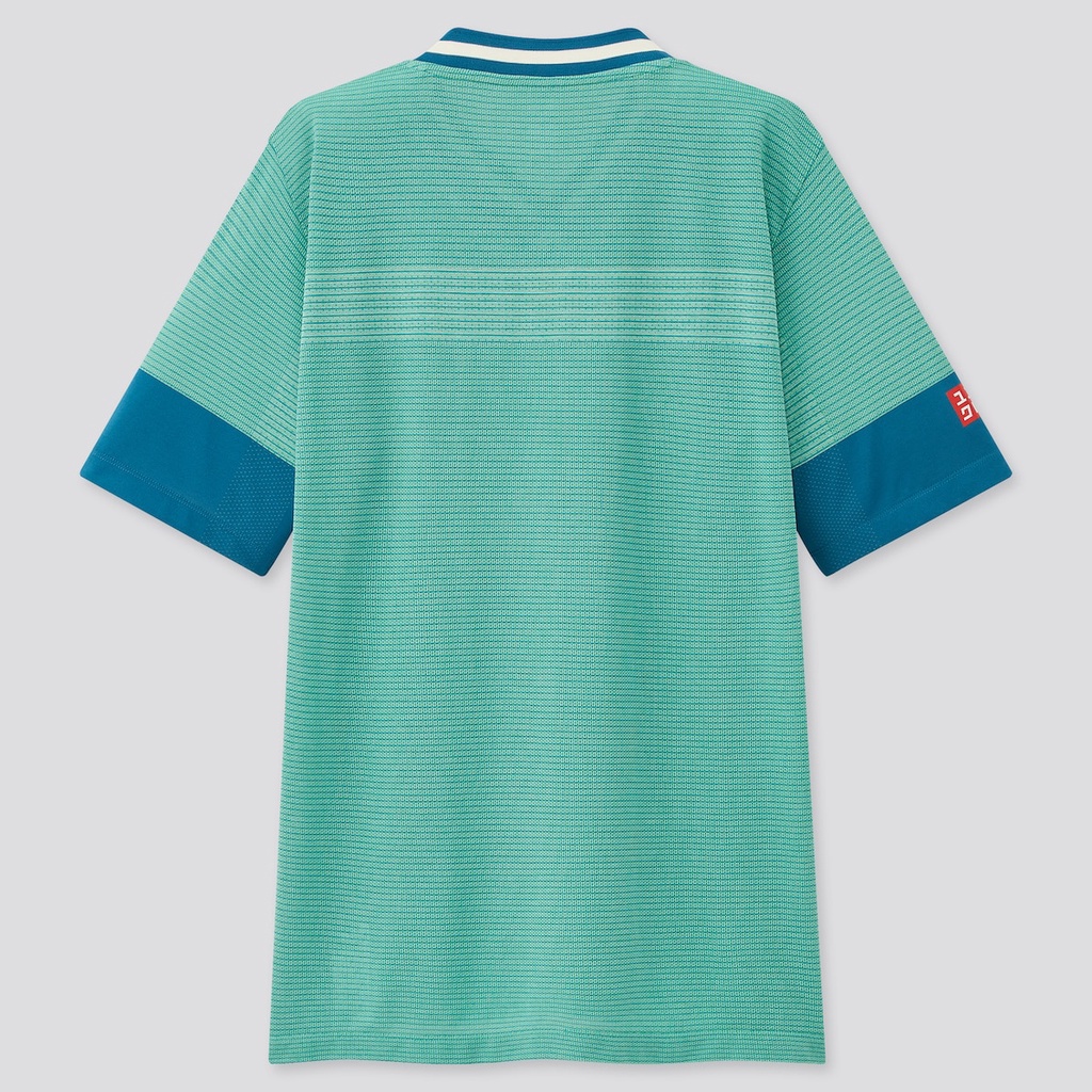 [Auth Uniqlo] Áo thể thao Tennis Uniqlo Kei Nishikori - Giải Mỹ 2021