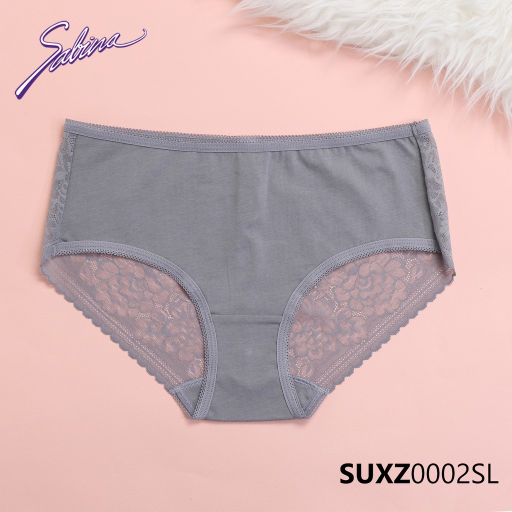 [Mã WABRS31 giảm 20% tối đa 100k đơn 150k] Quần Lót Lưng Vừa Cạp Cao Vừa Phối Ren Mặt Sau Panty Zone By Sabina SUXZ0002 | BigBuy360 - bigbuy360.vn