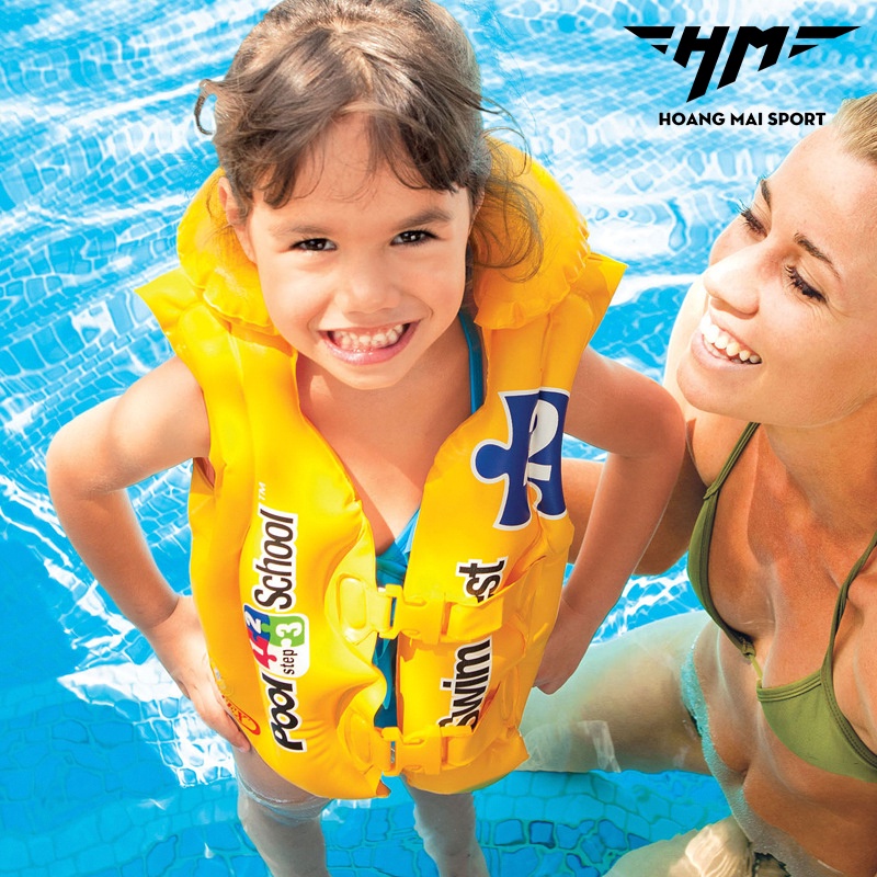 Áo Phao Bơi Swim Vest Đáng Yêu Cho Bé 3- 8 tuổi