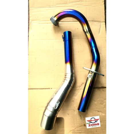 Cổ 2 khúc mạ titan gắn Exciter winer winer x sonic Exciter raider satria wave dream sirius jupiter, kiểu dáng đẹp.