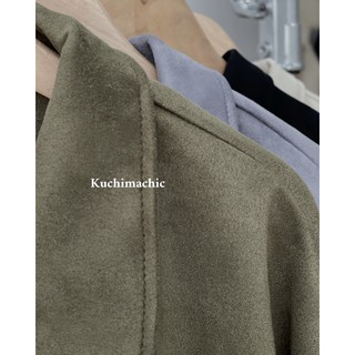 KUCHIMACHIC- Áo khoác da lộn MÃ AK01