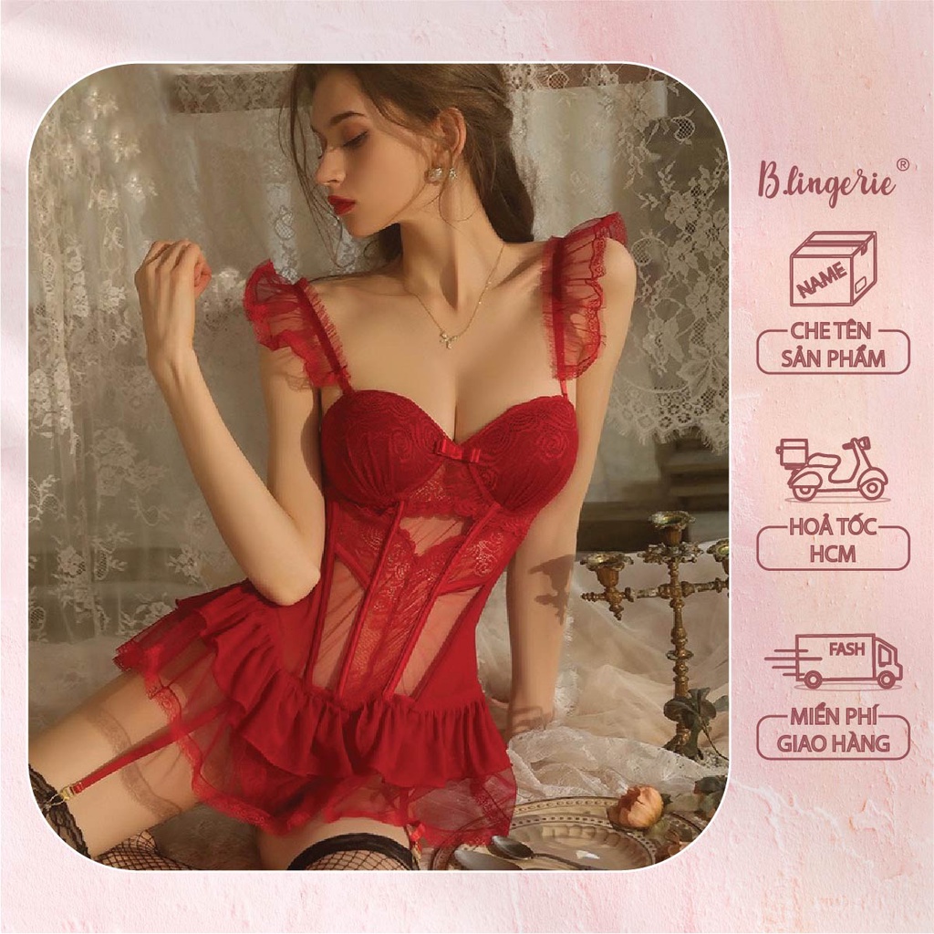 Đầm Ngủ Cosplay Định Hình Gợi Cảm (Không kèm tất) - B.Lingerie