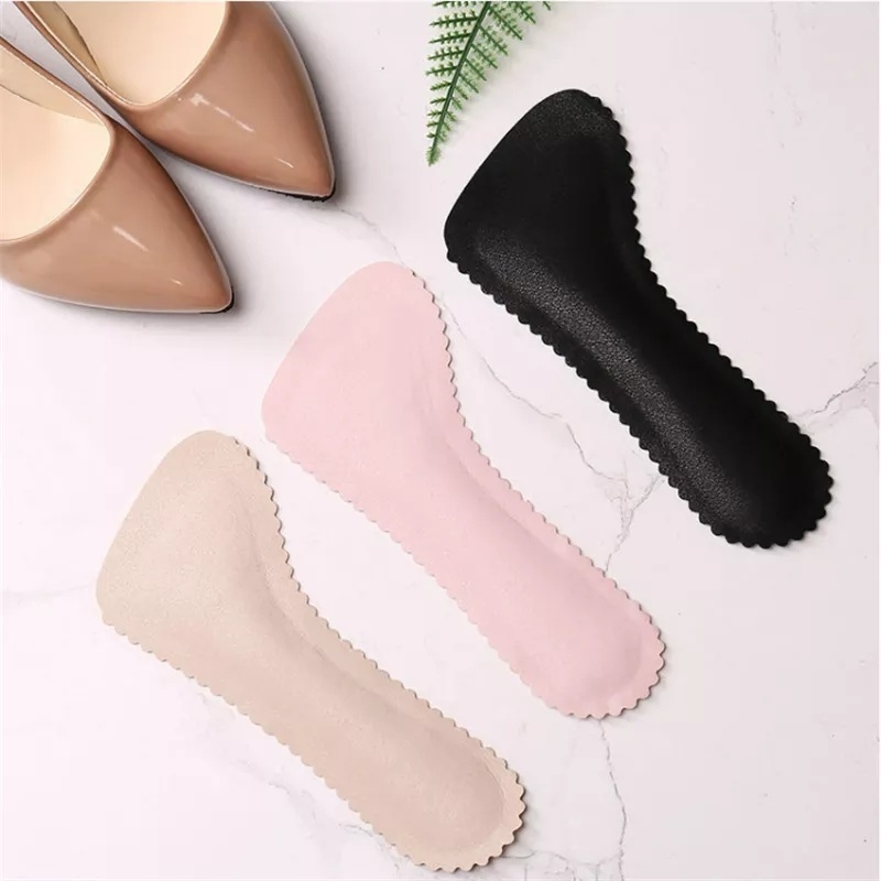 Miếng Lót Giày Cao Gót Bằng Da Nhân Tạo Khử Mùi Thoáng Khí Khử Mùi Chống Trượt Giảm Đau Cho Nữ
