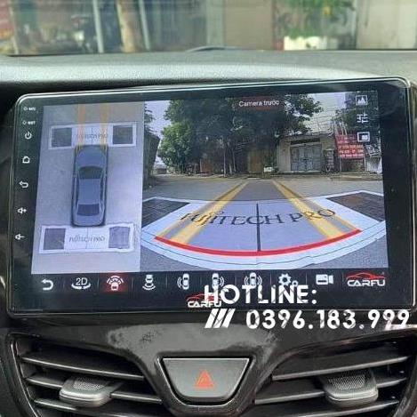 Màn hình Android Carfu G200s liền Cam 360 toàn cảnh Sony 225 full hd Ram 3gb/32gb chip 8x 7862 cắm sim 5G ver 2022