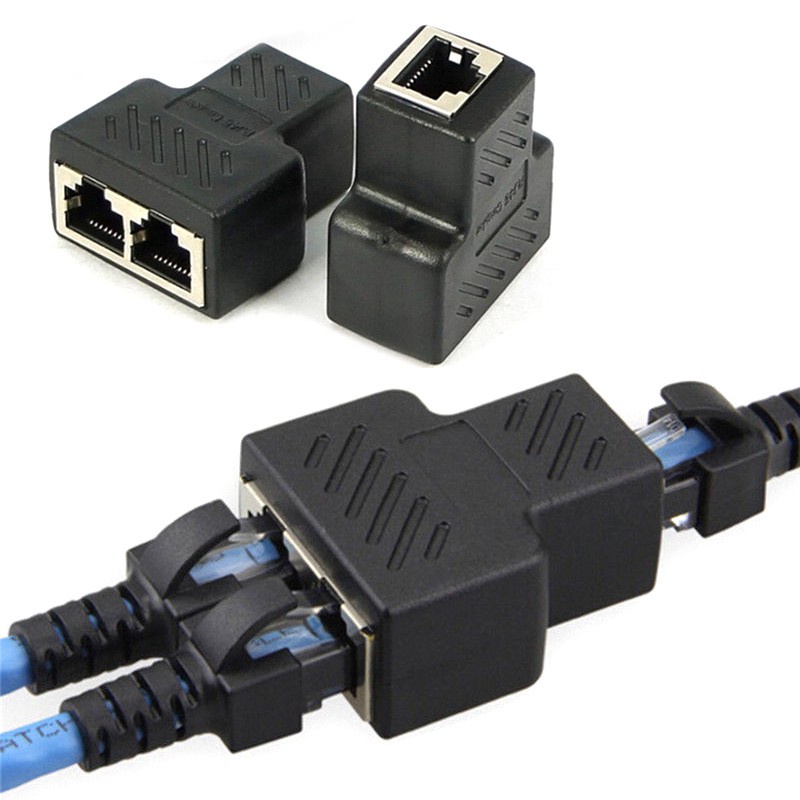 Đầu chia cổng mạng Lan Rj45 từ 1 sang 2, Cổng chia mang chuyên dụng cho RJ4539