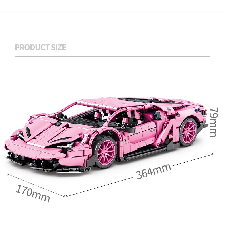 Đồ chơi lắp ráp xe Technic mô hình siêu xe Lamborghini  - SY BLOCK 8609