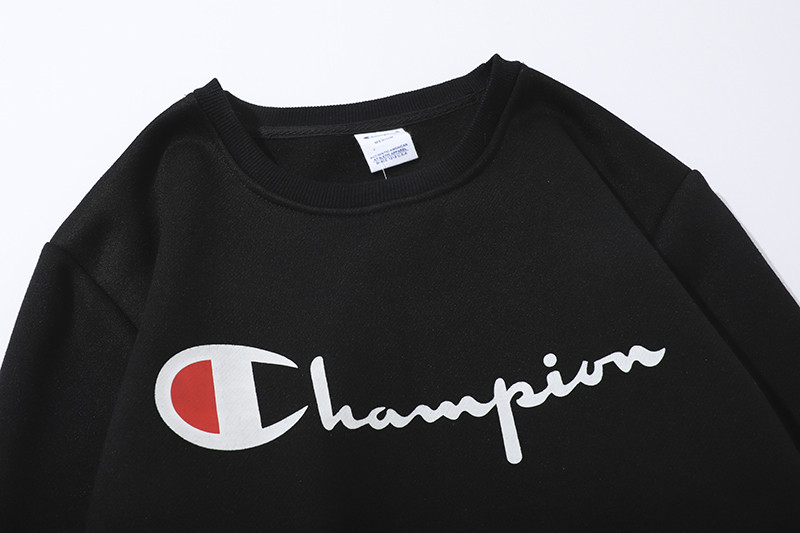 CHAMPION Men and Women Cotton Plus Velvet Pullovers Printing Sweatshirt