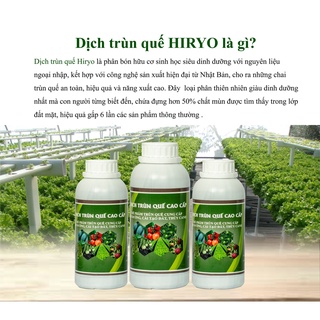 Dịch trùn quế hữu cơ 5000ml- cho rau