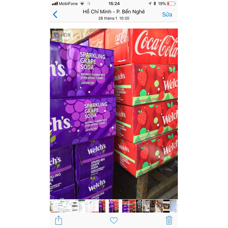 Nước Ngọt Welch's Dâu