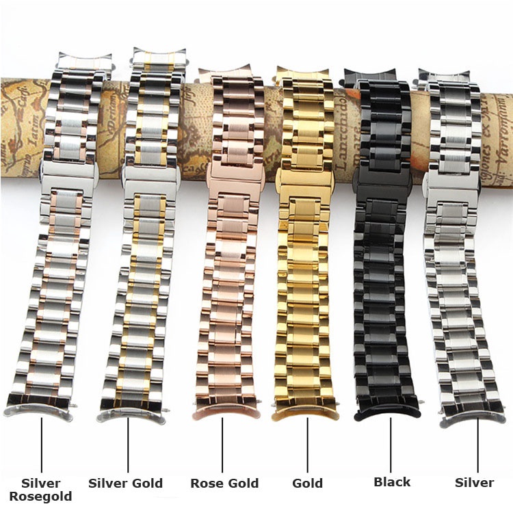 Dây đeo đồng hồ bằng thép không gỉ 12 14 15 16 17 18 19 20mm 21 22mm 23mm 24mm tùy chọn