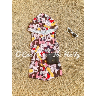 Set chuột mickey phối nón cá tính cho bé 🐹