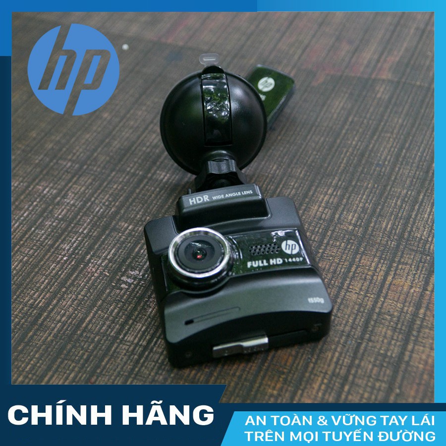 Camera hành trình ô tô HP F550G  GPS + thẻ nhớ 32GB Class 10