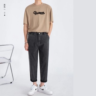 Quần bò, quần jean baggy style Hàn Quốc chất giãn